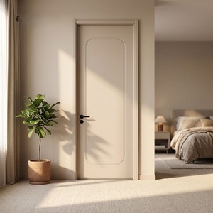 Puerta Interior de Madera Compuesta Minimalista Impermeable CAESAR, Diseño Simple para Dormitorio, Fácil Instalación, Venta Caliente OEM ODM - Product Image 2