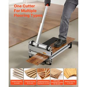 Taglierina per Pavimenti in Vinile da 13 Pollici per Pavimenti Laminati Spessi 16mm, Angolo Regolabile 15/30/45 Gradi, Prodotto per Pavimentazione in Legno - Product Image 3