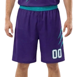 Ensemble Maillot et Short de Basketball Personnalisé pour Homme – Sans Manches, Col en V, Uniforme Respirant, Écologique, Motifs Rayures Angulaires, pour Équipe - Product Image 5