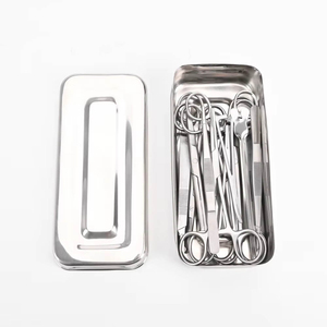 13 Pcs Medical Grade Stainless Steel Manual Basic Minor Surgery Dressing Surgical Instruments <b>Box</b> Set <b>Cheap</b> price OEM - Product Image 3