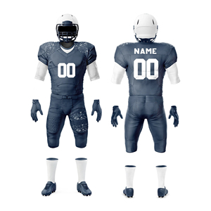 Uniforme de Fútbol Americano de Último Diseño a Precio de Mayoreo, Nuevo Estilo con Patrón Sólido, Pantalones Cortos 100% Poliéster, Antibacteriano y de Secado Rápido para Adultos - Product Image 3