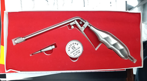 Pistolet ligateur à aspiration pour hémorroïdes en acier inoxydable réutilisable (à angle descendant) – Instruments chirurgicaux manuels en acier inoxydable autoclavables - Product Image 2
