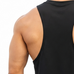 <b>Mens</b> Stringer <b>Singlet</b> Gym Workout Tank Top Lightweight Breathable Comfortable Sports Fitness Training Bodybuilding Activewear - Product Image 5