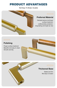 Modern Furniture Wardrobe Handles & Knobs Zinc Material <b>for</b> Bedroom & <b>Bathroom</b> <b>for</b> Kitchen Application - Product Image 4