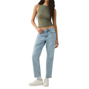 Camiseta sin mangas ligera para mujer, de secado rápido, transpirable, 100% algodón, con logo frontal, para uso en exteriores, de alta calidad, último estilo, con tu propio logo. - Product Image 1