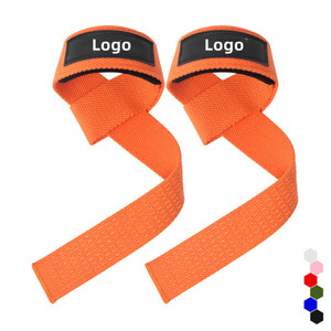 Customizable Nylon Cotton <b>Adjustable</b> Comfortable Eco-Friendly Lightweight Unisex Weightlifting Lifting Straps for Gym Strength - Product Image 5