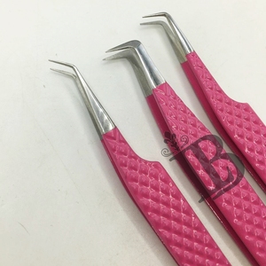 90 Degree Mega <b>Volume</b> 45 Degree Eyelash Extension Tweezers set Low Moq Hand Tested <b>Lash</b> Tweezers Best Price Offer Sustainable - Product Image 5