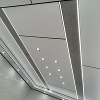 Panneau de plafond acoustique en aluminium 600x600, à poser, insonorisant, ignifuge, pour hôpitaux, écoles, bureaux, fournisseur OEM Chine, usine