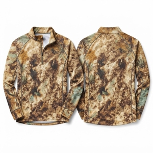 Camiseta de Camuflaje de Malla de Secado Rápido para Caza, Manga Larga, Absorbe la Humedad, para Verano y Actividades al Aire Libre, Tendencia en el Mercado de EE. UU. y Europa - Product Image 1