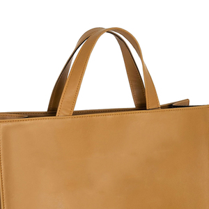 Women's Genuine Leather <b>Tote</b> <b>Bag</b> Solid Color <b>Zipper</b> Closure Minimalist Style All Seasons Daily Use - Product Image 2