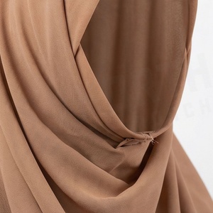 Women Solid Color <b>Chiffon</b> Hijab Breathable Daily Wear Middle East Ethnic <b>Scarf</b> Shawl - Product Image 6