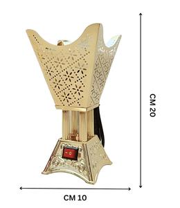 Artesanía Hecha a Mano, Regalo de Ramadán y Eid, Quemador de Incienso Bakhoor, Regalo Promocional, Quemador de Incienso de Madera, Producto Indio para Hoteles y Escritorios - Product Image 1