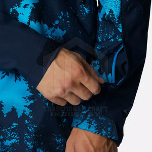 Veste de ski à capuche légère et respirante de style nouveau avec logo sur le devant, tissu en nylon/polyester pour les sports d'hiver - Product Image 6
