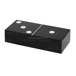 Juego de dominó Avenue Designer Double Six, juego en blanco de 28 piezas en caja, venta al por mayor, dominó de madera y PVC de alta calidad para niños y adultos - Product Image 4