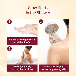 Barra Limpiadora Corporal Sólida de Sándalo Nisha 125g Sin Parabenos Vegana Hidratante para Piel Suave Todo Tipo de Piel Hombres Mujeres - Product Image 2