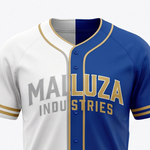 Ensemble uniforme de baseball brodé sur mesure, respirant et anti-humidité, avec maillot boutonné et pantalon rembourré, vente en gros usine - Product Image 4
