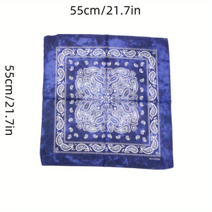 Bandana en soie personnalisée à prix abordable, de haute qualité, avec logo imprimé, écharpe ethnique unisexe pour événements en plein air - Product Image 5