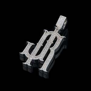 Collar con Colgante de Moissanita Plateado en Plata, Grabado Personalizado, de la Mejor Calidad, para Regalo con Mensaje Personalizado o Uso Conmemorativo, Venta al Por Mayor - Product Image 3