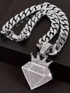 Colgante de Moissanita con Letra Personalizada, Plata de Ley 925, Chapado en Oro, Joyería Unisex para Fiesta - Product Image 2