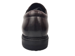 Zapatos Oxford Marrones para Hombre, con Cordones, Punta Cerrada, Antideslizantes, para Vestir, Oficina, Carrera, Color Sólido, Suela de Goma, para Todas las Temporadas - Product Image 4