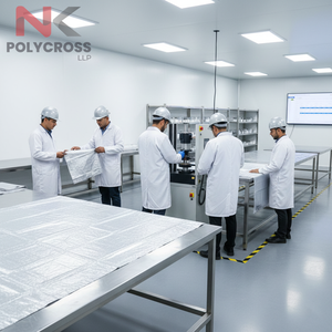 Bâche en PVC enduit ODM ignifuge, haute résistance à la traction, couverture industrielle avec spécifications personnalisées - Product Image 3