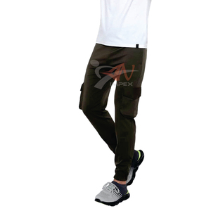 Custom Made OEM Casual Men's Straight Lightweight High Waist Canvas Running <b>Trousers</b> with <b>Waterproof</b> Feature - Product Image 1