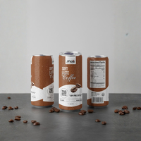 Bebidas de Alta Calidad, Vietnam, Nuevo OEM/ODM, Café Latte Enlatado de 190 ml, 20 g de Proteína, Marca Privada