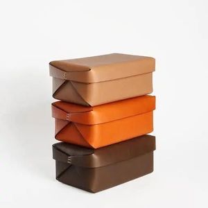 Elegante Caja de Almacenamiento de Cuero con Cierre Magnético para Decoración de Sala de Estar, Dormitorio u Oficina - Product Image 5