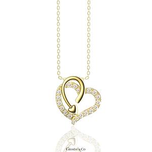 Nuevo Diseño Vietnam OEM/ODM Glosbe & Co Collar de Oro con Corazón de Diamante Natural Unisex, Joyería al por Mayor, Estilo de Lujo - Product Image 3