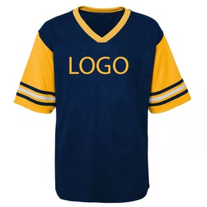 เสื้อกีฬาเบสบอลคอวีแขนสั้นเสื้อทีมซอฟต์บอล - Product Image 4