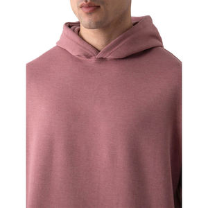 Sudadera con Capucha para Hombre, Color Sólido, Algodón Lavado, Felpa Francesa, Bolsillo Canguro, Manga Regular, Estilo Invernal, Tejida - Product Image 6