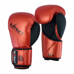 Gants d'entraînement en cuir de vachette Techno Kickboxing de qualité supérieure, durables, légers, avec sangle de poignet réglable pour la fermeture - Product Image 1