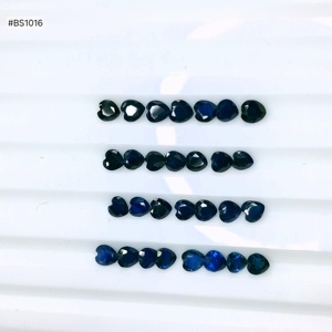 ไพลินสีน้ำเงินธรรมชาติ รูปหัวใจ คันชานา 29 เม็ด น้ำหนัก 6.43 กะรัต ผ่านการอบความร้อน เกรด 3A พลอยหลวม ความใสระดับดี สำหรับเครื่องประดับดีไซเนอร์ - Product Image 2