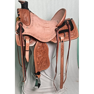 En Venta Silla de Montar Vaquera de Cuero para Caballo con Herramientas de Tallado a Mano, Color Canela, en $65 Dólares, Se Aceptan Tarjetas de Crédito, Tallas 14 15 16 17 18 - Product Image 5