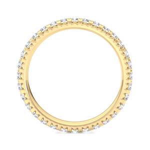 Elegante anillo de oro rosa, oro blanco y oro amarillo con diamante de talla brillante redonda certificado por IGI, anillo de compromiso, joyería de lujo para mujer. - Product Image 5