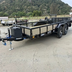Wholesale Used FLAT BED <b>TRAILER</b> 40Ft Metal Decking Flatbed Truck <b>Trailer</b> with 7x14 Size and 2001-3000kg Payload Capacity - Product Image 5