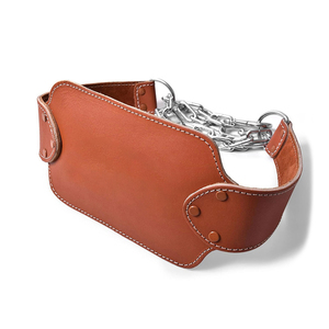 Cinturón de Cuero para Levantamiento de Pesas con Cadena, Cinturón de Soporte Lumbar de Alta Resistencia para Entrenamiento - Product Image 1