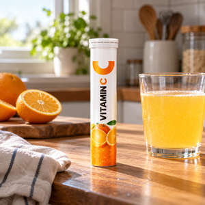 Tabletas Efervescentes de Vitamina C de Marca Privada OEM, 1000 mg, 20 Tabletas, Suplemento para el Apoyo Inmunológico, Fórmula Personalizada, Logotipo Personalizado - Product Image 2