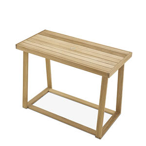 Meubles d'extérieur pour restaurant, chaise de bar d'hôtel, meubles de jardin, table et chaise, meubles de terrasse, ensemble de salle à manger en bois d'extérieur - Madera - Product Image 2