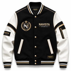 Custom Chenille Patches Reversible Windproof Eco-Friendly Varsity <b>Jacket</b> Outdoor Winter Unisex Vintage Street Wear <b>Jackets</b> - Product Image 1