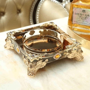 Grand cendrier sans fumée en aluminium, durable, pour patio extérieur et décoration intérieure, style américain - Product Image 4