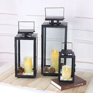 Nordic Home Decor <b>Lantern</b> Glass Candle Holder <b>Gold</b> Finish <b>Lantern</b> Elegant <b>Gold</b> Metal and Glass Candle Holder <b>Lantern</b> - Product Image 5