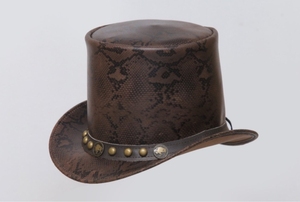 Chapeau de cowboy en cuir artisanal de style occidental, pour ranch, rodéo, équitation, extérieur, mode, à large bord, fait main, qualité supérieure - Product Image 4
