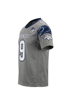 Camiseta Deportiva de Manga Corta Gris, Uniforme de Equipo Deportivo, Venta al por Mayor, Diseño de Número Sublimado, Personalizada Premium - Product Image 5