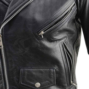 Nouvelles vestes en cuir pour hommes, design tendance, vestes en cuir durables pour un style décontracté en plein air - Product Image 6