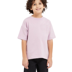 T-shirt en coton personnalisé de haute qualité 200 g/m² avec impression sérigraphiée sur le devant et logo personnalisé pour enfants garçons, manches courtes, coupe classique - Product Image 1
