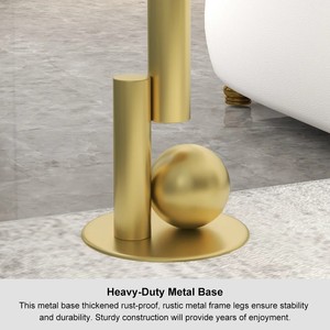 LINEA MODERN HANDMADE <b>GOLD</b> IRON MARBLE T MODERN <b>SIDE</b> <b>TABLE</b> <b>GOLD</b> FINISH <b>TABLE</b> LIVING ROOM FOR LIVING AND DINING ROOM - Product Image 2