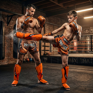 Espinilleras de Entrenamiento y Sparring para Muay Thai, para Adultos y Niños, Equipo Deportivo para Exteriores, Kickboxing, MMA, Protección para Pies - Product Image 2