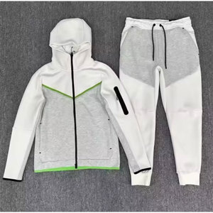 Nuevo Chándal de Moda para Hombre 100% Algodón, Chándal de Alta Calidad con Forro Polar Grueso, Chándal Holgado de Algodón Grueso Personalizado para Hombre - Product Image 2