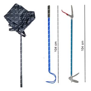 Juego de 3 uds. De pinzas de serpiente, gancho de serpiente y bolsa de marco de Aro para manejo humano de reptiles, herramientas de Control de ladridos para herpetología - Product Image 5